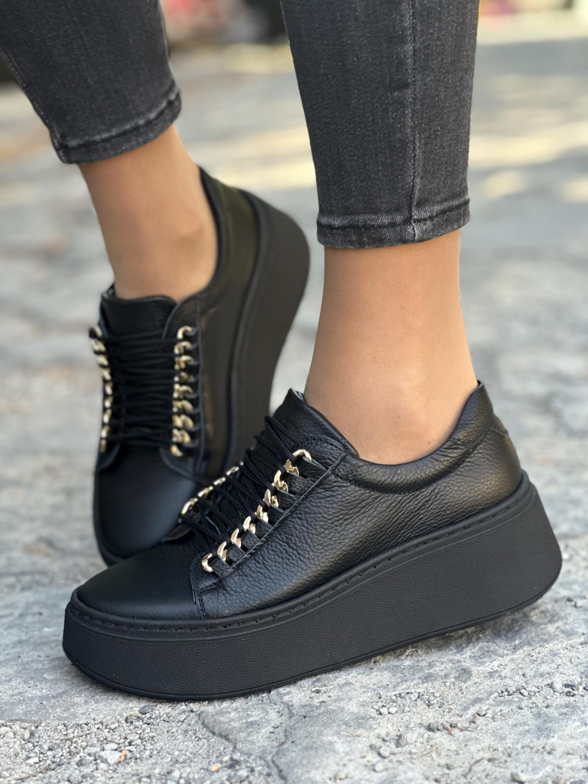 Sneakersy OLEKSY ze skóry Polskiej produkcji