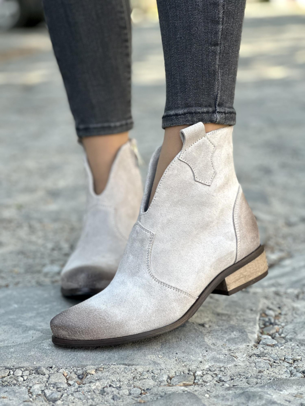 Botki damskie skórzane OLEKSY polskiej produkcji