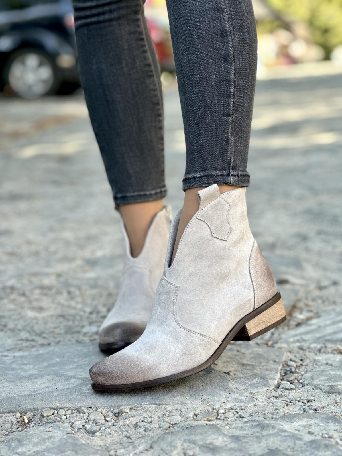 Botki damskie skórzane OLEKSY polskiej produkcji