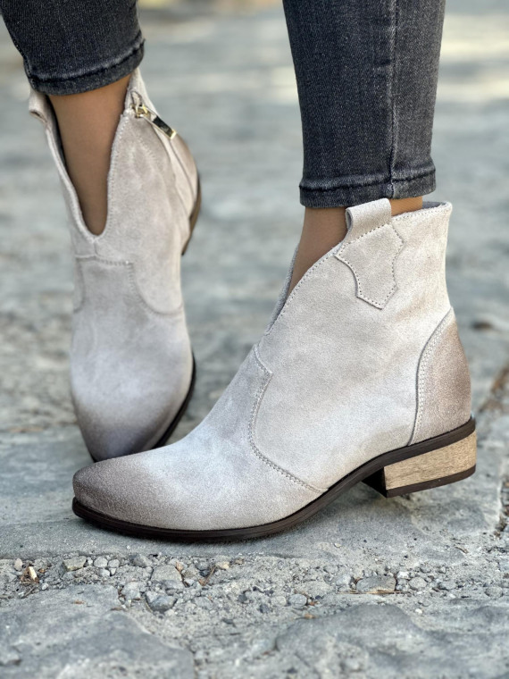 Botki damskie skórzane OLEKSY polskiej produkcji