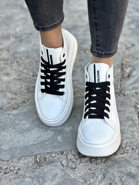 Sneakersy OLEKSY ze skóry Polskiej produkcji