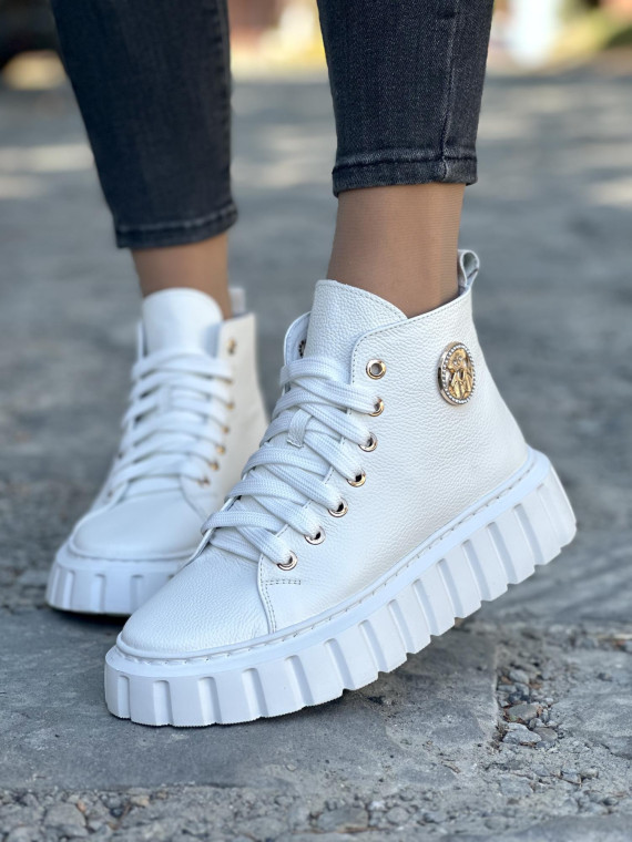 Trampki damskie skórzane OLEKSY polskiej produkcji