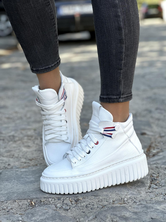 Wyjątkowe skórzane trampki OLEKSY Polskiej produkcji