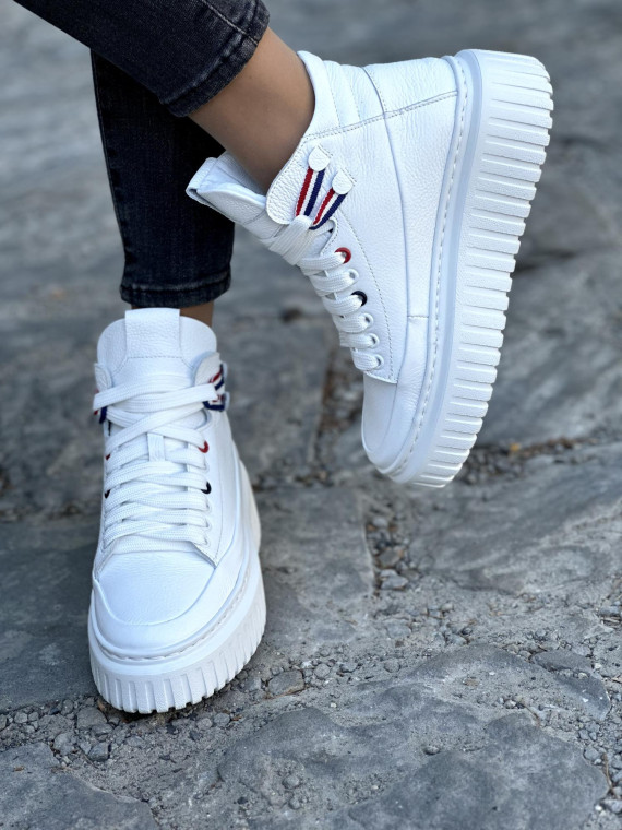 Wyjątkowe skórzane trampki OLEKSY Polskiej produkcji