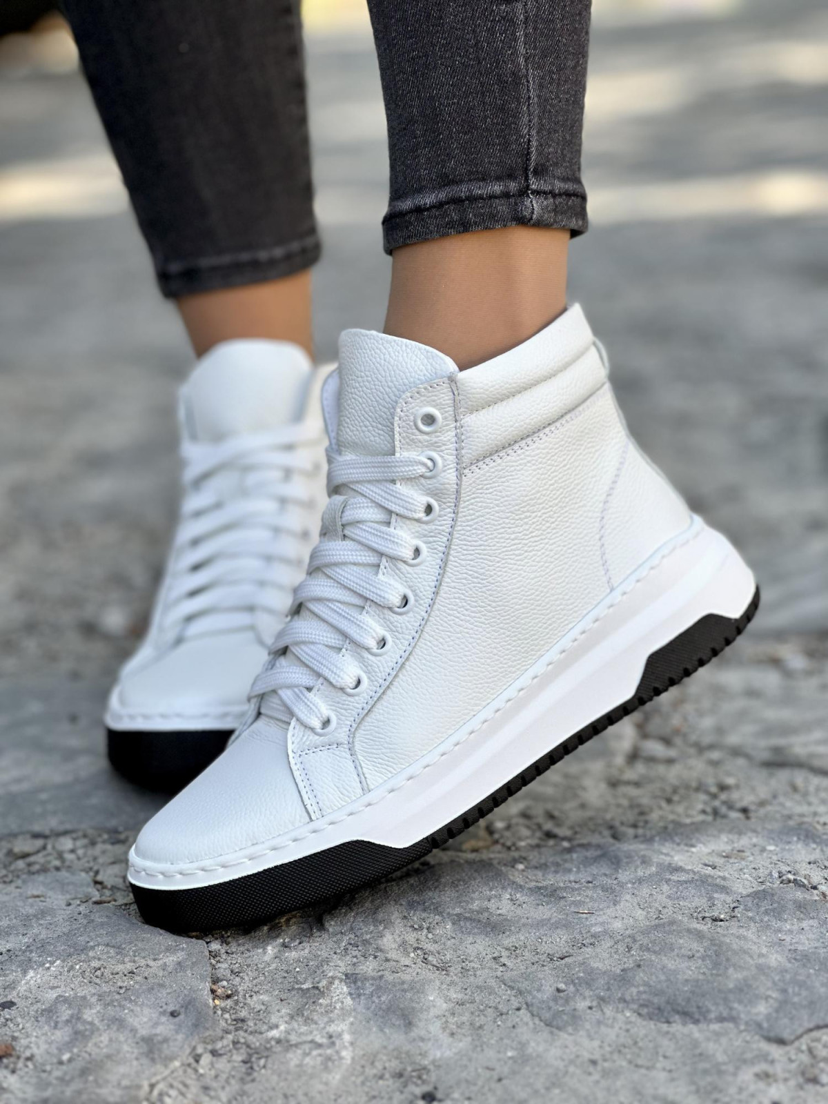 Stylowe trampki OLESKY z naturalnej skóry Polskiej produkcji