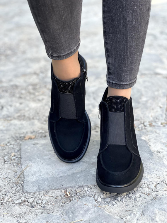 Unikalne botki ze skóry naturalnej