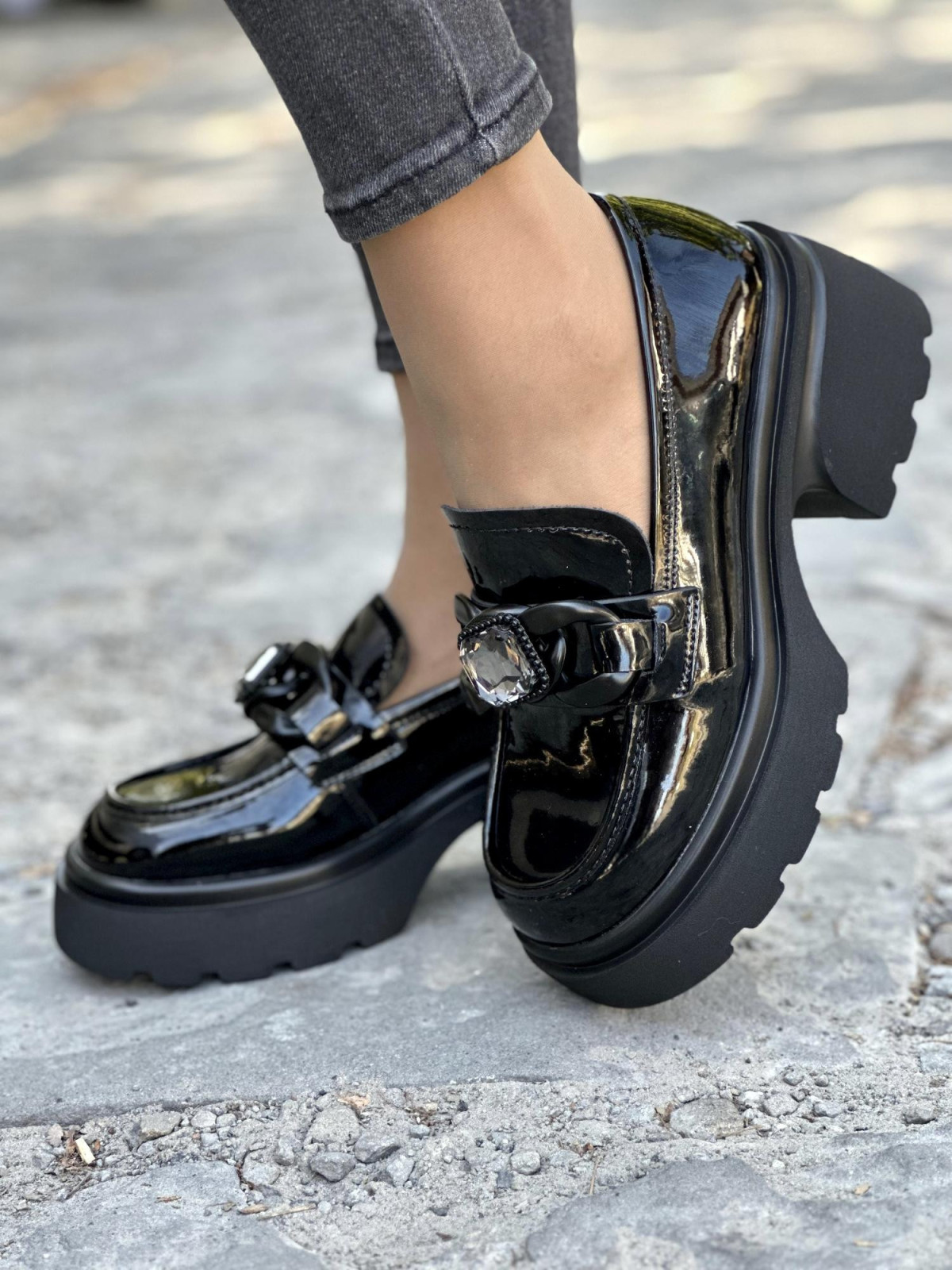 Eleganckie Mokasyny ze Skóry Naturalnej