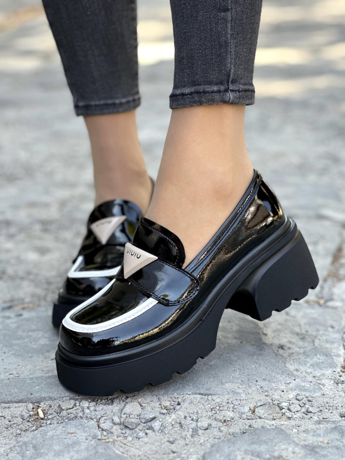 Eleganckie mokasyny ze skóry naturalnej