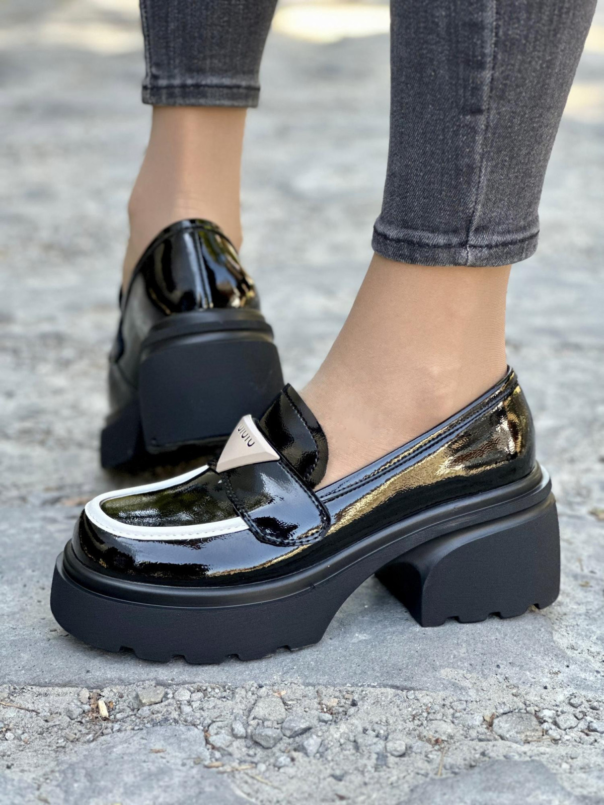 Eleganckie mokasyny ze skóry naturalnej