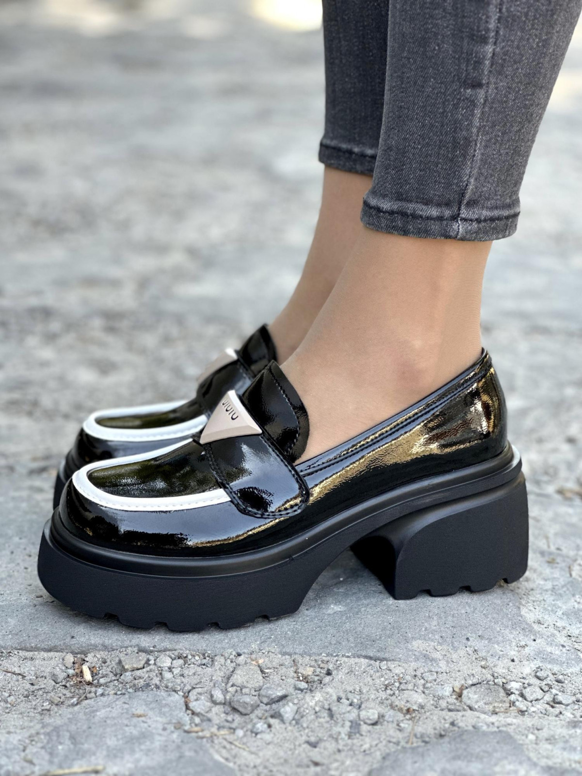 Eleganckie mokasyny ze skóry naturalnej