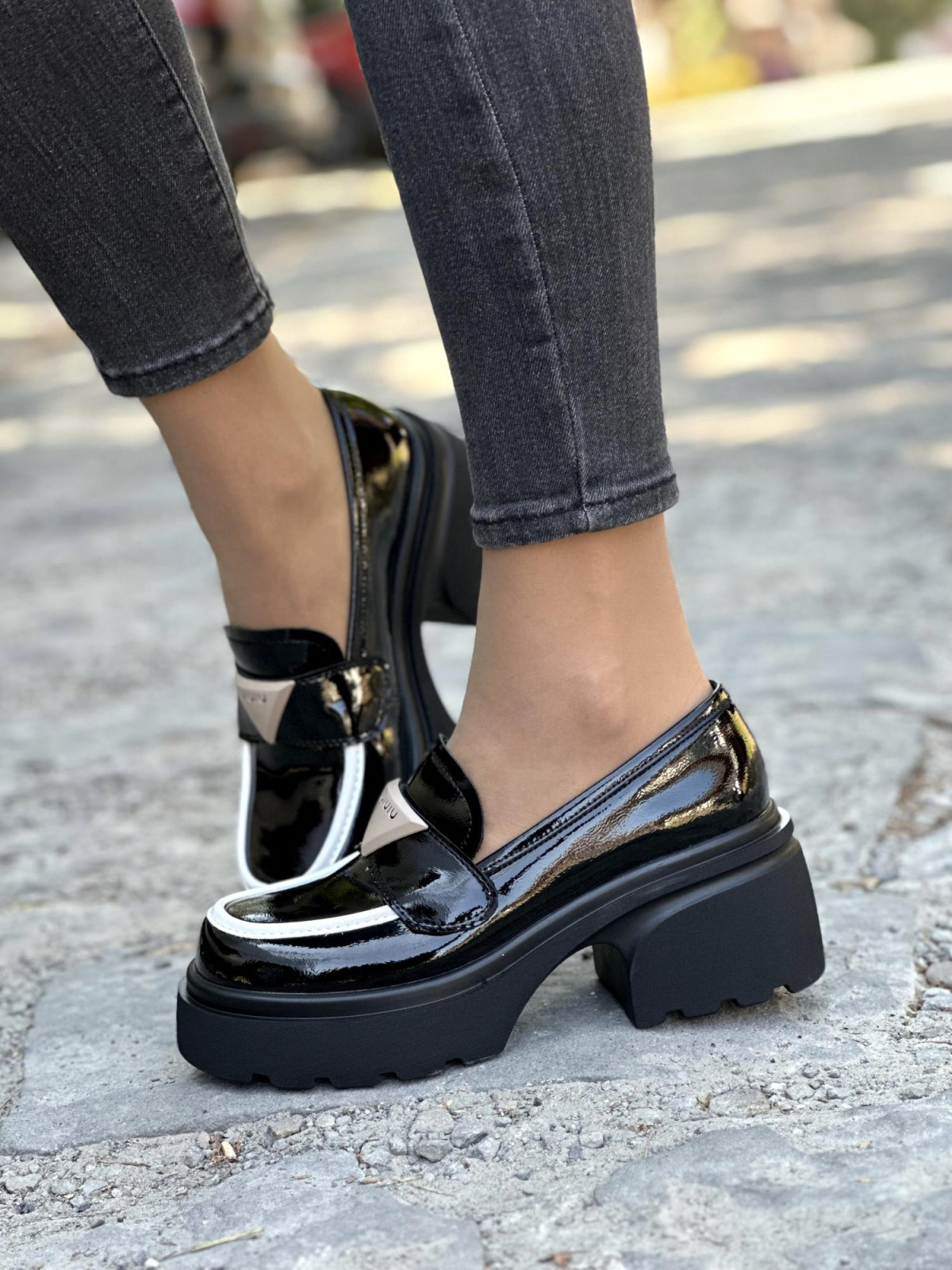 Eleganckie mokasyny ze skóry naturalnej