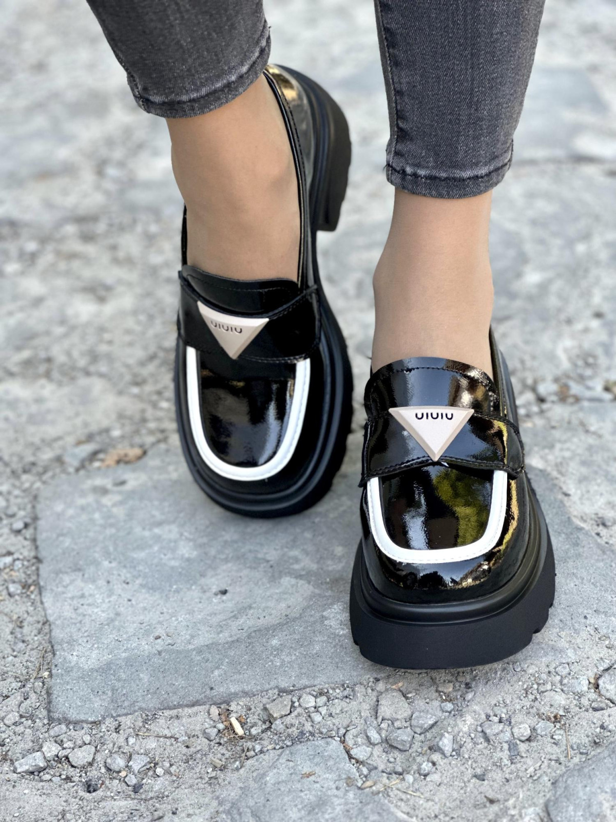 Eleganckie mokasyny ze skóry naturalnej