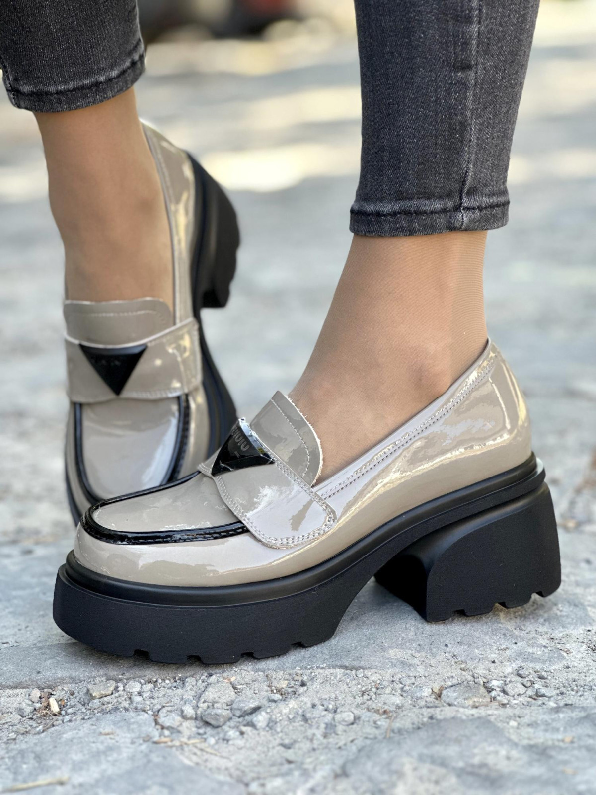 Eleganckie Mokasyny ze Skóry Naturalnej