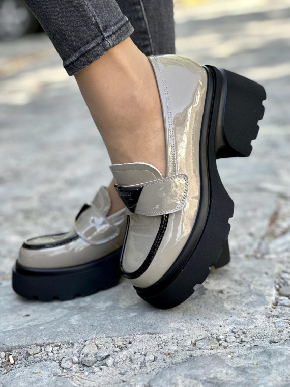 Eleganckie Mokasyny ze Skóry Naturalnej