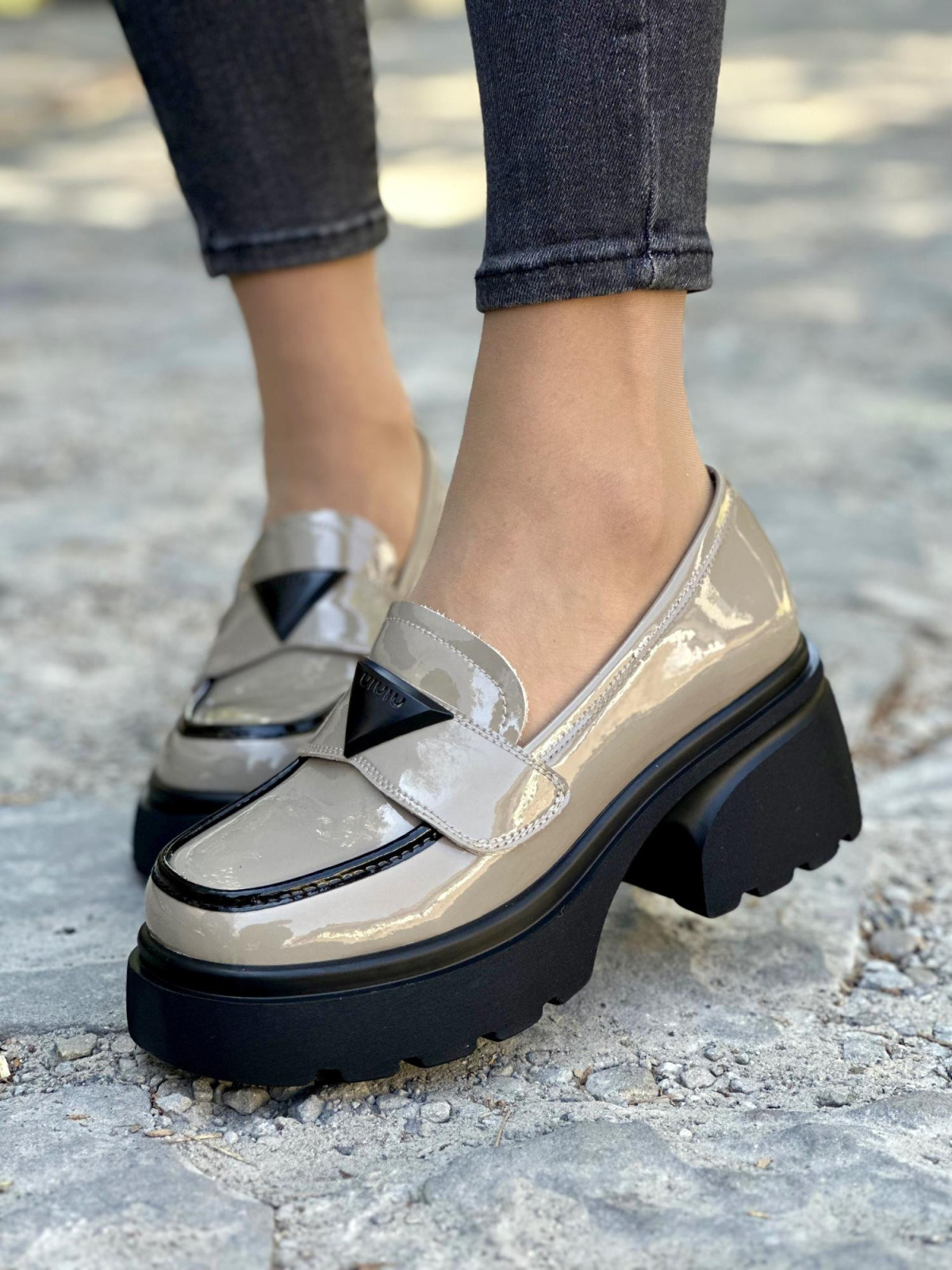 Eleganckie Mokasyny ze Skóry Naturalnej