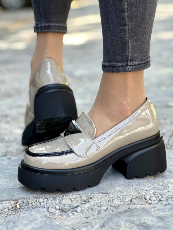 Eleganckie Mokasyny ze Skóry Naturalnej