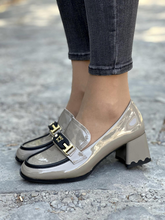 Eleganckie półbuty ze skóry naturalnej