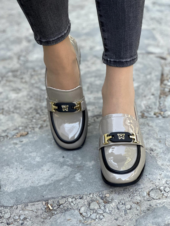 Eleganckie półbuty ze skóry naturalnej