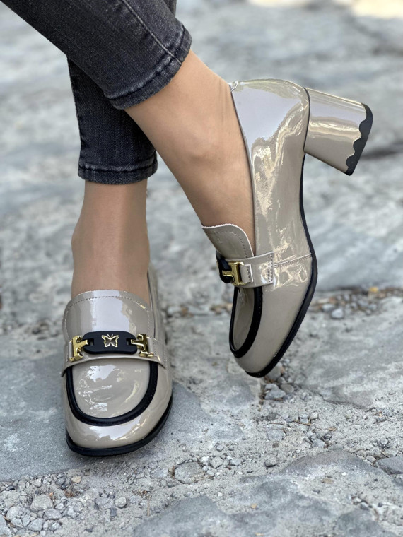 Eleganckie półbuty ze skóry naturalnej