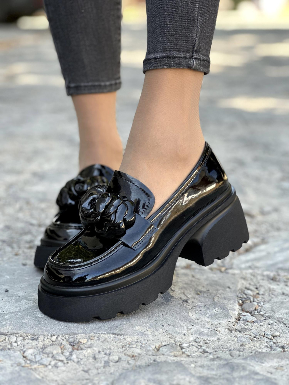 Eleganckie mokasyny ze skóry naturalnej