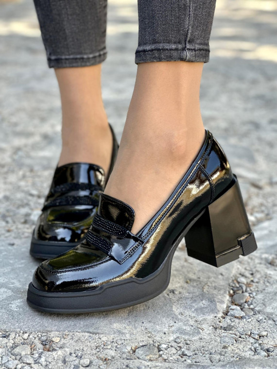 Eleganckie półbuty ze skóry naturalnej