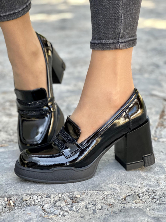 Eleganckie półbuty ze skóry naturalnej