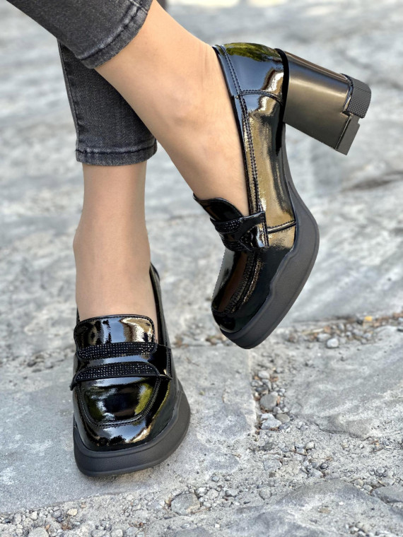 Eleganckie półbuty ze skóry naturalnej