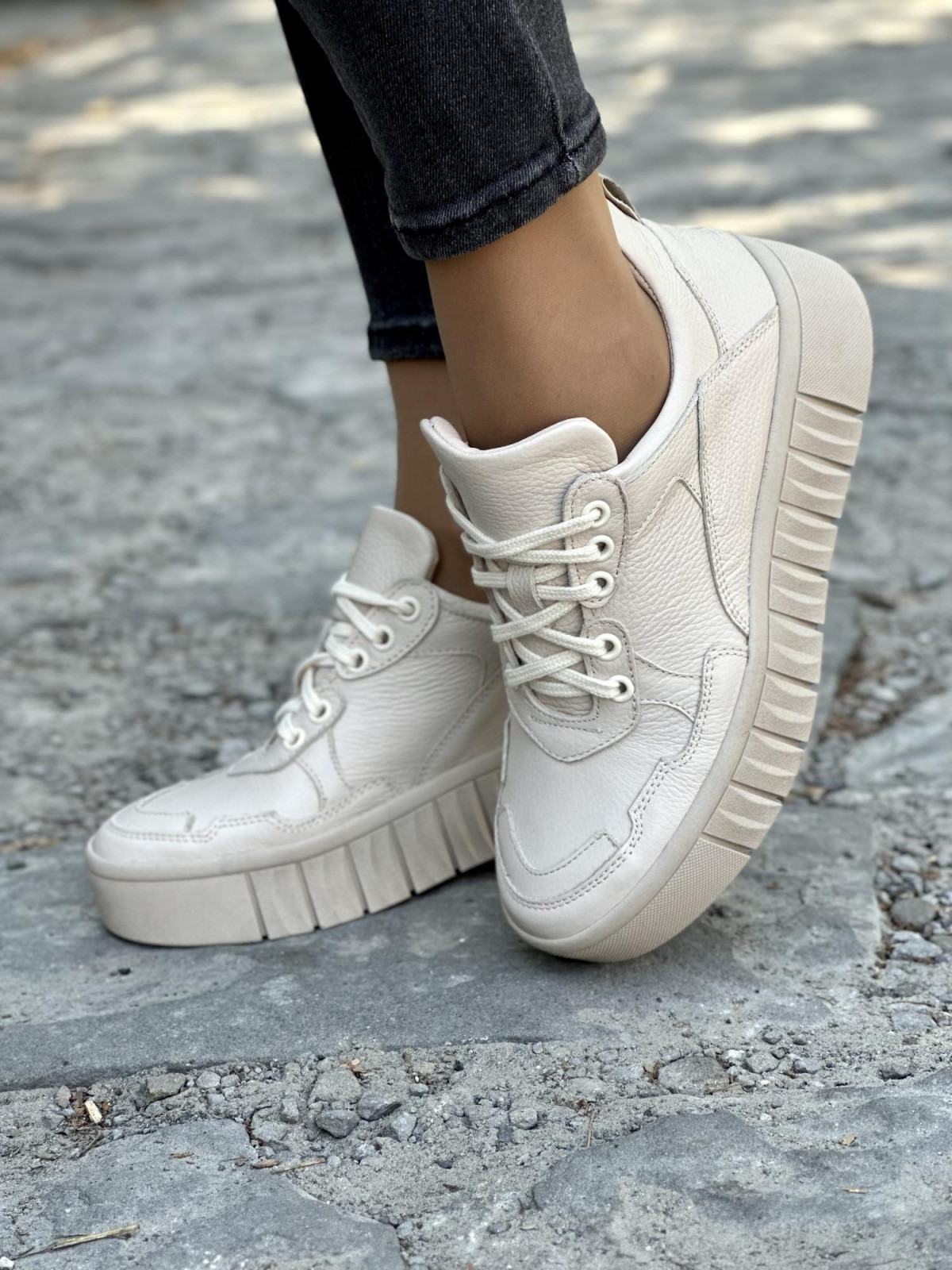 Wyjątkowe trampki OLEKSY ze skóry naturalnej Polskiej produkcji