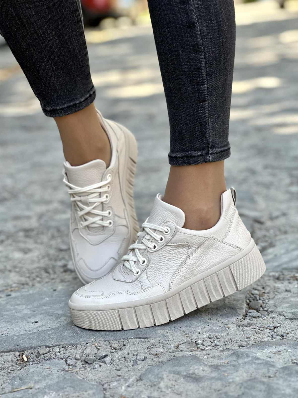 Wyjątkowe trampki OLEKSY ze skóry naturalnej Polskiej produkcji