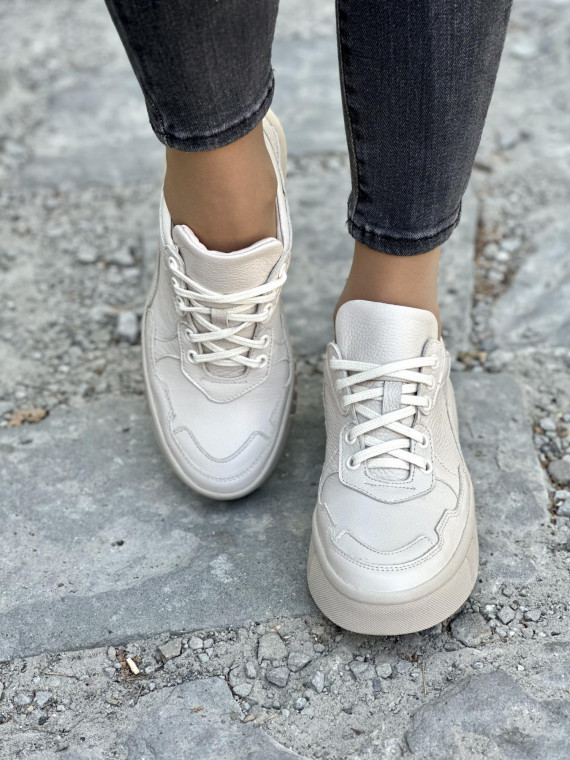 Wyjątkowe trampki OLEKSY ze skóry naturalnej Polskiej produkcji