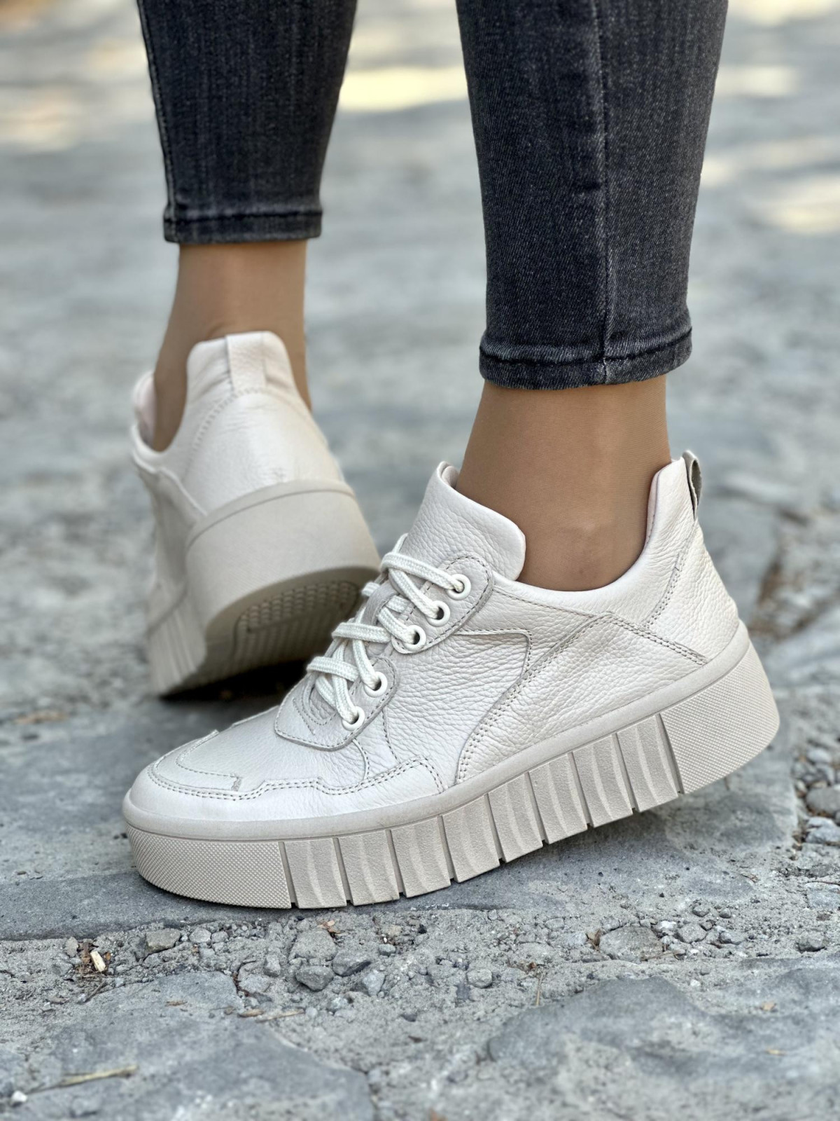 Wyjątkowe trampki OLEKSY ze skóry naturalnej Polskiej produkcji