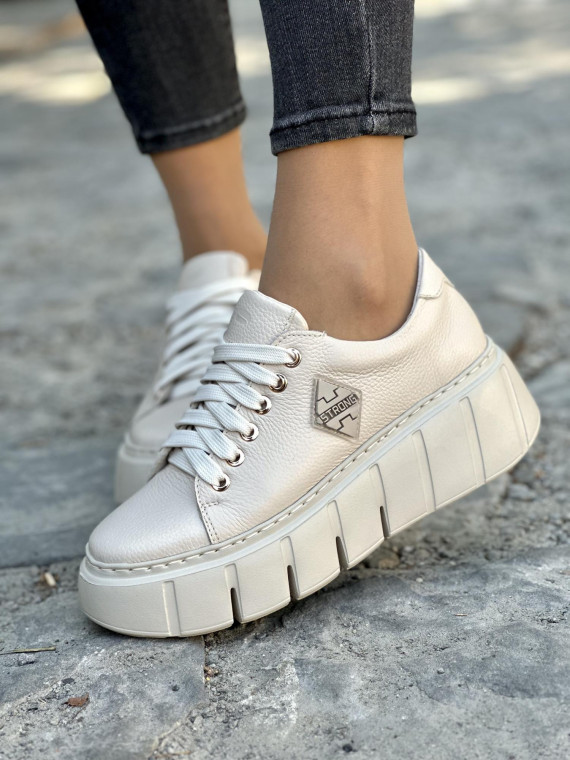 Wyjątkowe skórzane trampki OLEKSY Polskiej produkcji