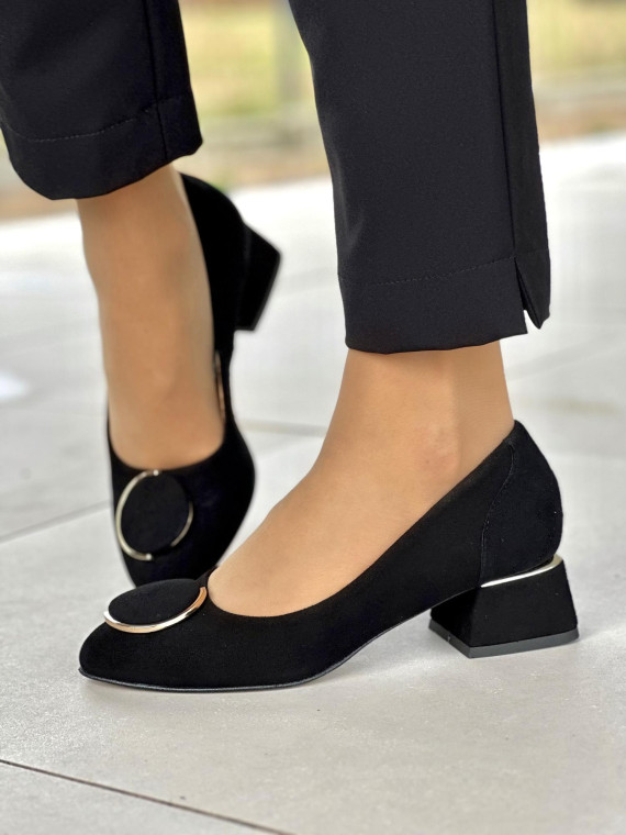 Eleganckie czółenka OLEKSY ze skóry Polskiej produkcji