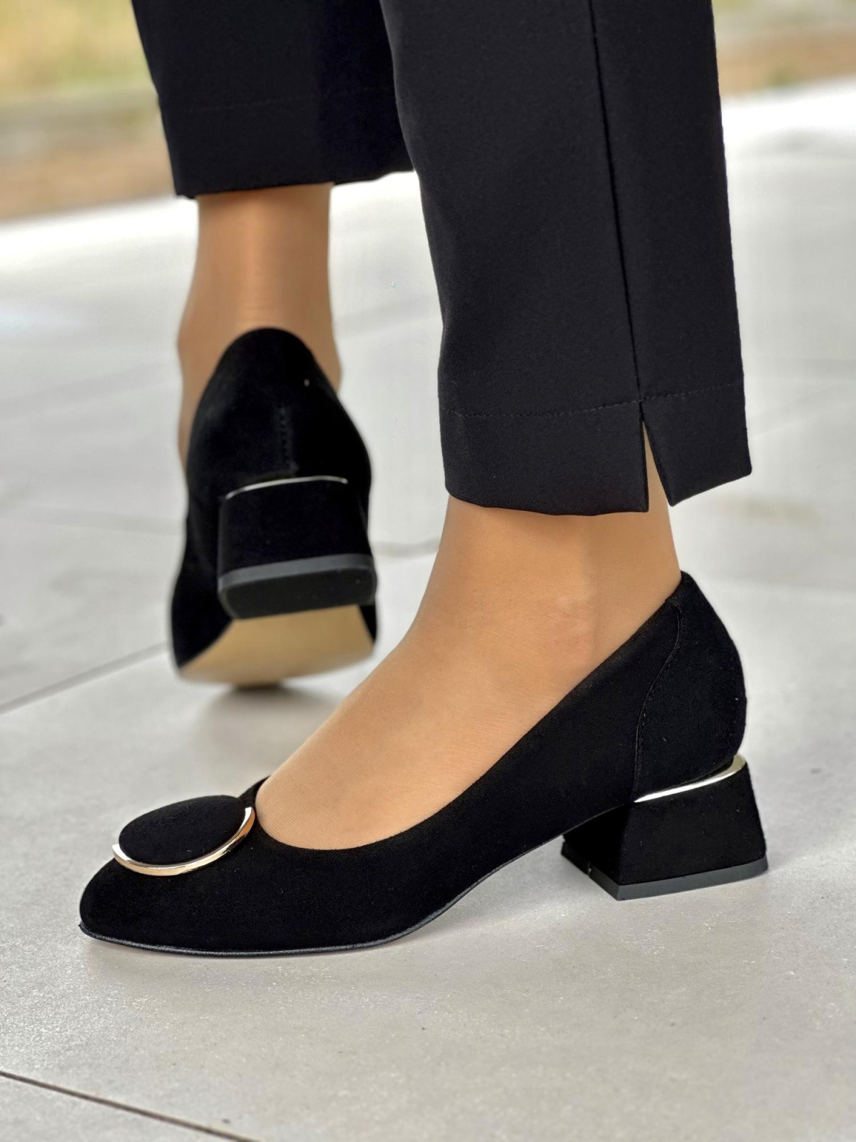 Eleganckie czółenka OLEKSY ze skóry Polskiej produkcji