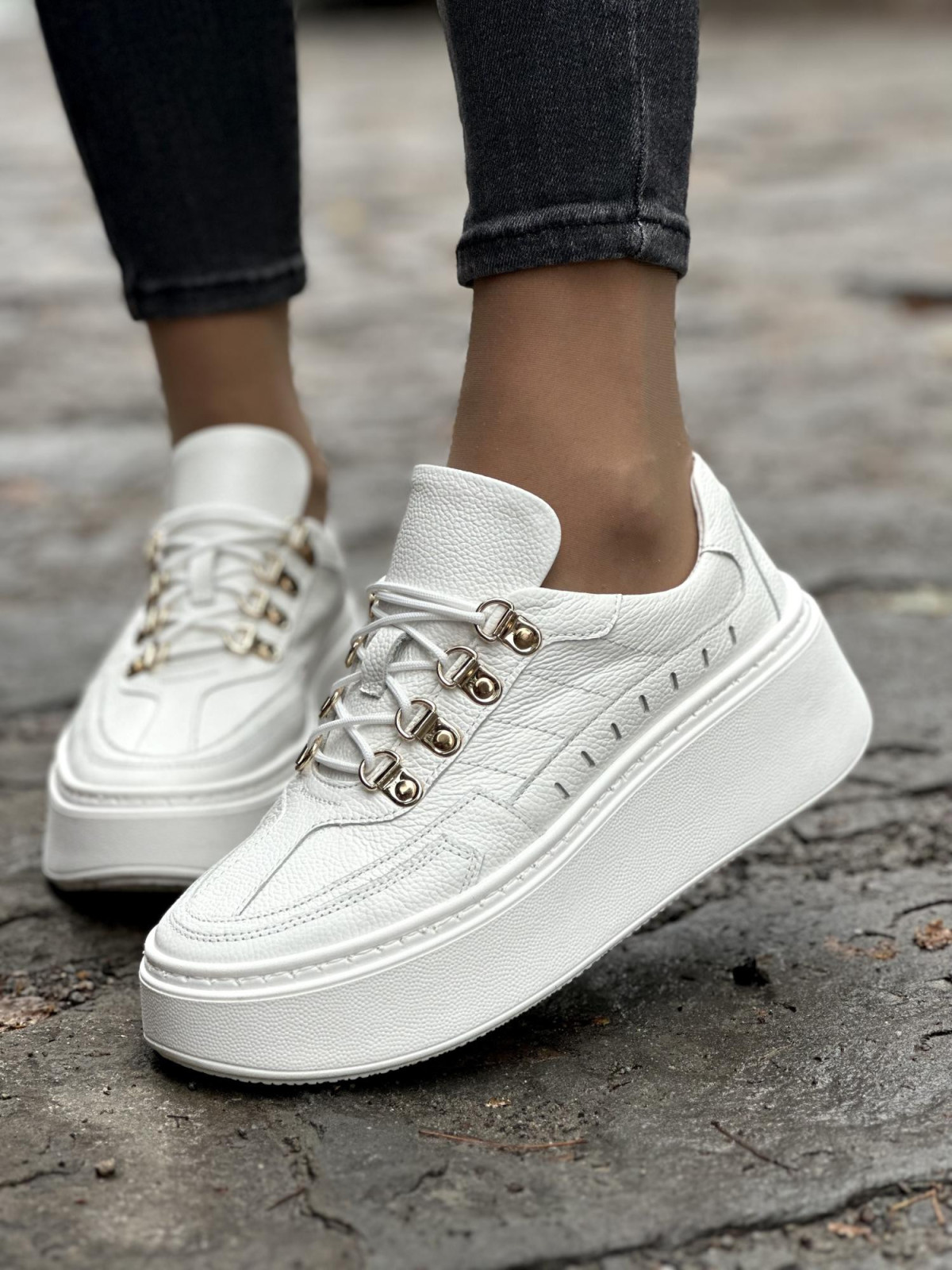 Wyjątkowe sneakersy OLEKSY ze skóry Polskiej produkcji