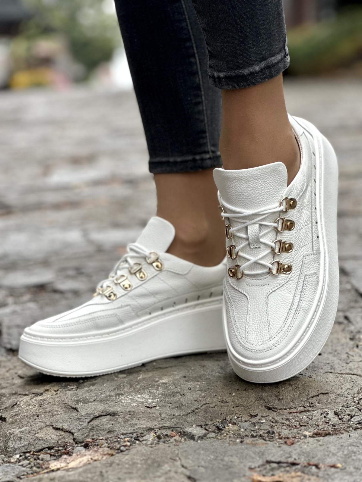 Wyjątkowe sneakersy OLEKSY ze skóry Polskiej produkcji