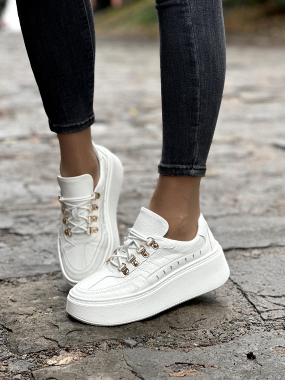 Wyjątkowe sneakersy OLEKSY ze skóry Polskiej produkcji