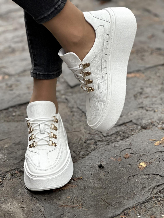 Wyjątkowe sneakersy OLEKSY ze skóry Polskiej produkcji