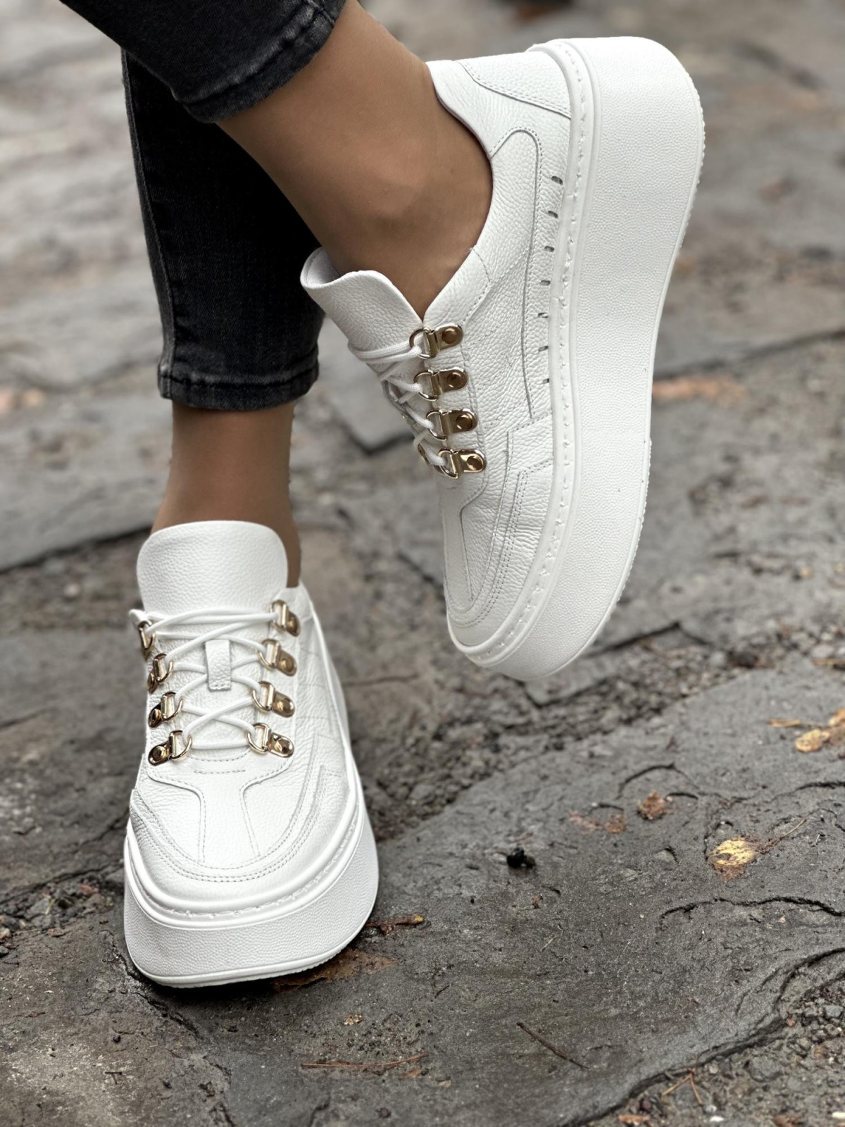 Wyjątkowe sneakersy OLEKSY ze skóry Polskiej produkcji