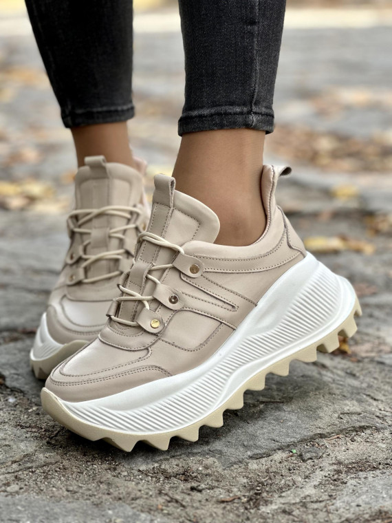 Sneakersy skórzane OLEKSY Polskiej produkcji