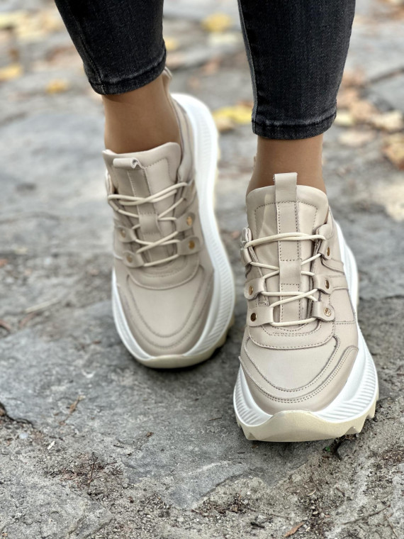 Sneakersy skórzane OLEKSY Polskiej produkcji