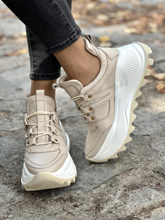 Sneakersy skórzane OLEKSY Polskiej produkcji