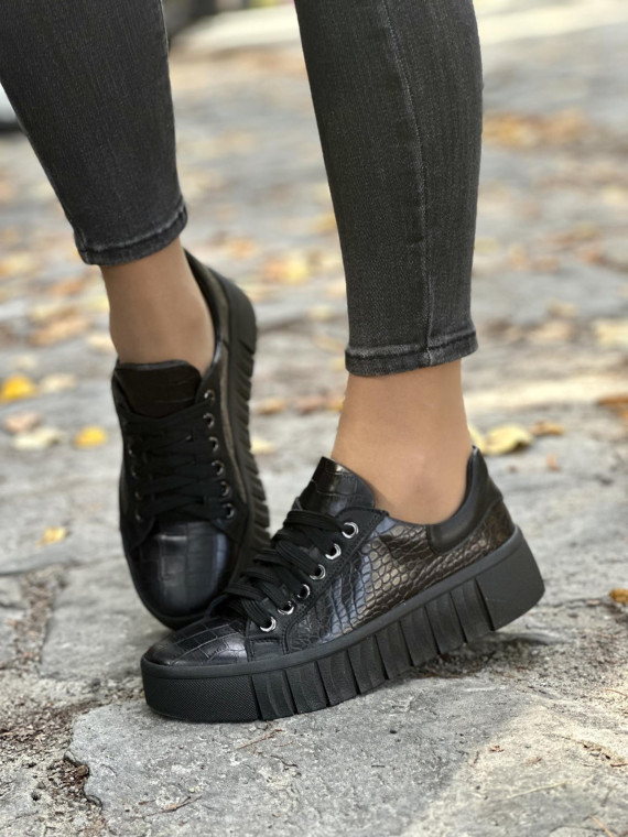 Trampki OLEKSY ze skóry naturalnej Polskiej produkcji