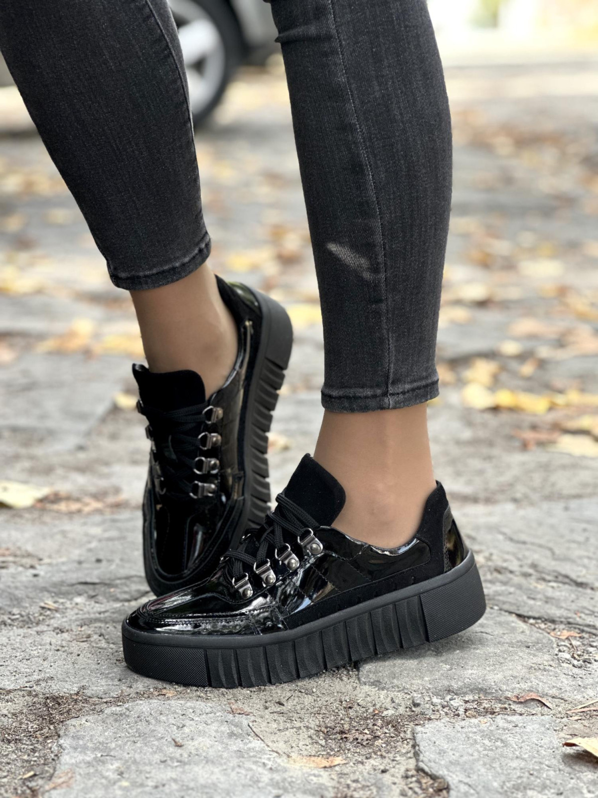 Sneakersy skórzane OLEKSY Polskiej produkcji