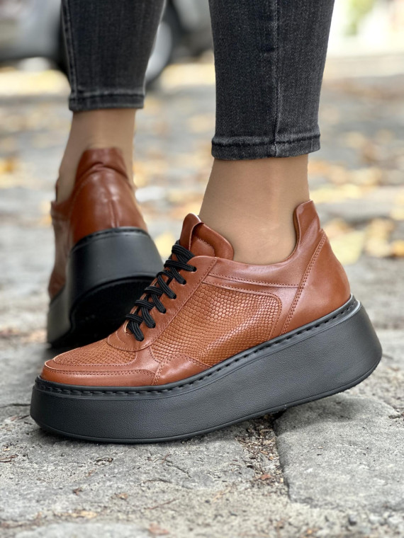 Sneakersy skórzane OLEKSY Polskiej produkcji