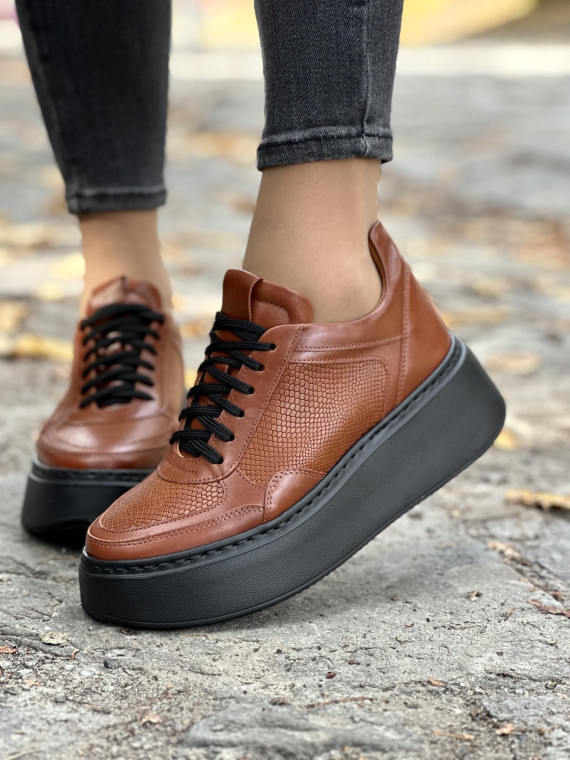 Sneakersy skórzane OLEKSY Polskiej produkcji