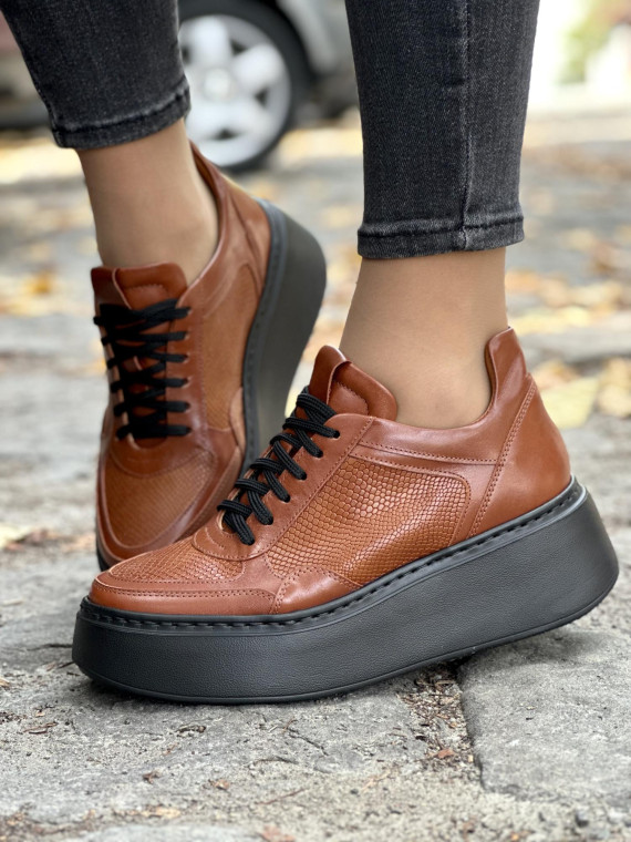 Sneakersy skórzane OLEKSY Polskiej produkcji