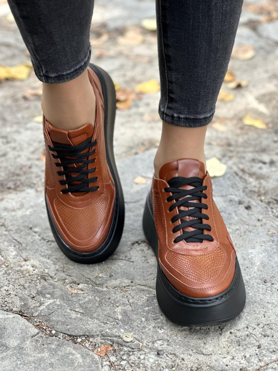 Sneakersy skórzane OLEKSY Polskiej produkcji