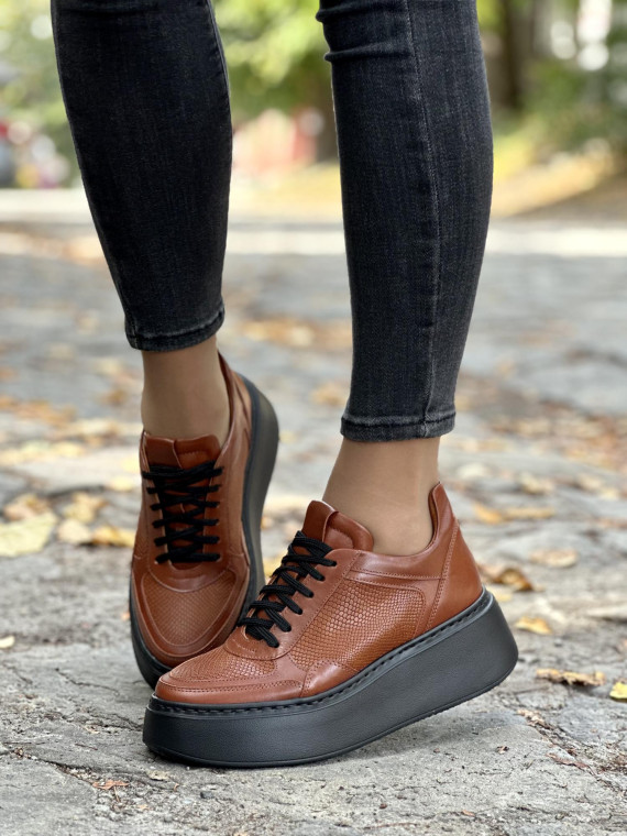 Sneakersy skórzane OLEKSY Polskiej produkcji