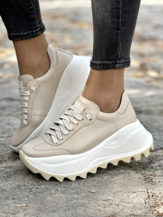 Sneakersy skórzane OLEKSY Polskiej produkcji